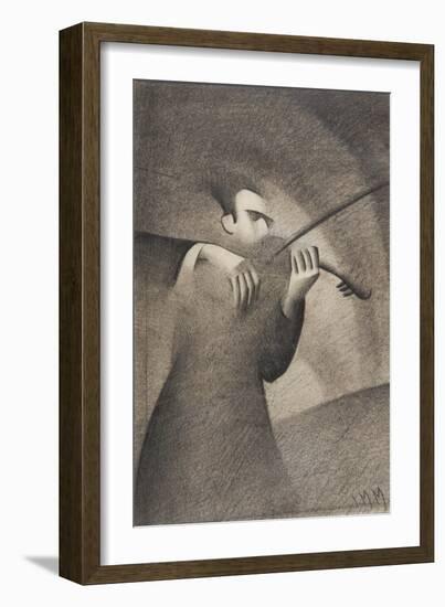 Violinist, 1932-Isabel Alexander-Framed Giclee Print