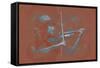 Violinist Brown-NaxArt-Framed Stretched Canvas