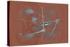 Violinist Brown-NaxArt-Stretched Canvas