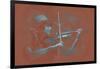 Violinist Brown-NaxArt-Framed Art Print