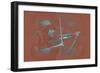 Violinist Brown-NaxArt-Framed Art Print