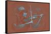 Violinist Brown-NaxArt-Framed Stretched Canvas