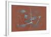 Violinist Brown-NaxArt-Framed Art Print