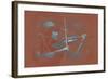 Violinist Brown-NaxArt-Framed Art Print