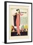 Violinist in a Pink Dress-null-Framed Art Print