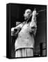 Violinist Jasha Heifitz Rehearsing for the Berkshire Music Festival-Carl Mydans-Framed Stretched Canvas