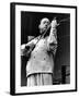 Violinist Jasha Heifitz Rehearsing for the Berkshire Music Festival-Carl Mydans-Framed Premium Photographic Print