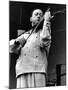 Violinist Jasha Heifitz Rehearsing for the Berkshire Music Festival-Carl Mydans-Mounted Premium Photographic Print