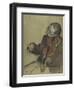 Violinist, Study for "The Dance Lesson", 1878-79-Edgar Degas-Framed Giclee Print