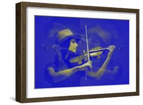 Violinist-NaxArt-Framed Art Print