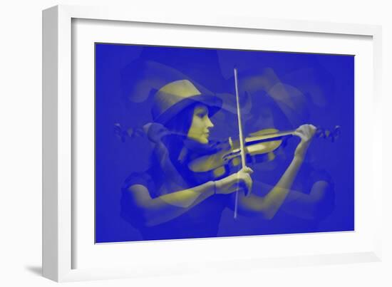 Violinist-NaxArt-Framed Art Print