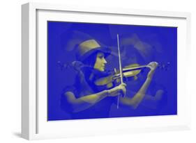 Violinist-NaxArt-Framed Art Print