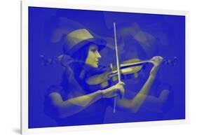 Violinist-NaxArt-Framed Art Print