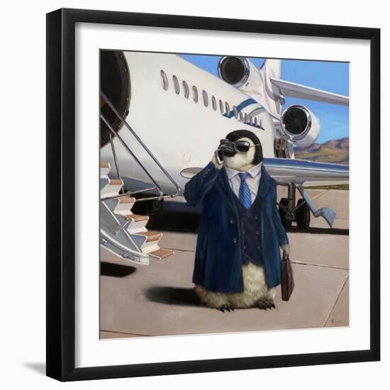 VIP - Very Important Penguin-Lucia Heffernan-Framed Art Print