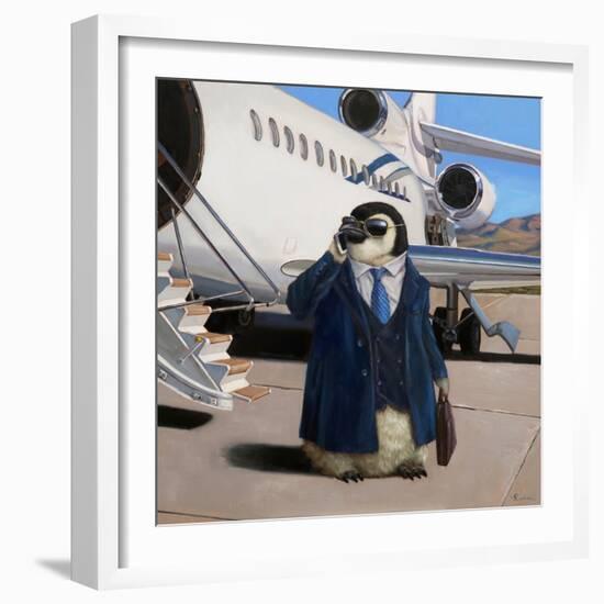 VIP - Very Important Penguin-Lucia Heffernan-Framed Art Print