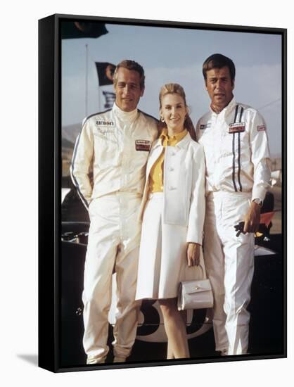 Virages WINNING by James Goldstone with Paul Newman, Joanne Woodward and Ronert Wagner, 1969 (photo-null-Framed Stretched Canvas