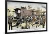 Virden Massacre, 1898-null-Framed Giclee Print