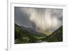 Virga and Storm Moving over Mountains in Colorado-Howie Garber-Framed Photographic Print