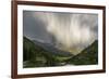 Virga and Storm Moving over Mountains in Colorado-Howie Garber-Framed Photographic Print