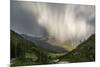 Virga and Storm Moving over Mountains in Colorado-Howie Garber-Mounted Photographic Print