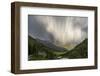 Virga and Storm Moving over Mountains in Colorado-Howie Garber-Framed Photographic Print