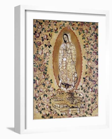 Virgen de Guadalupe, 1697-Juan y Miguel González-Framed Giclee Print