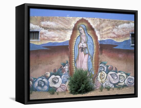 Virgen de Guadelupe, Chimayo, New Mexico, USA-Judith Haden-Framed Stretched Canvas