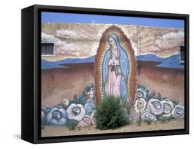 Virgen de Guadelupe, Chimayo, New Mexico, USA-Judith Haden-Framed Stretched Canvas