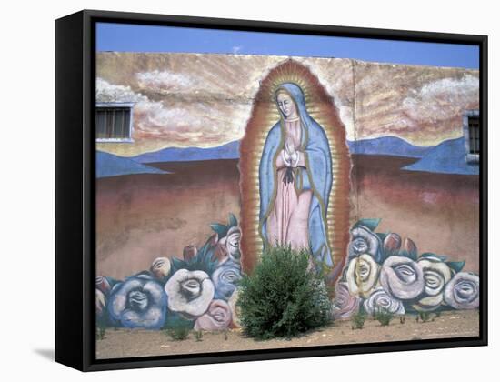 Virgen de Guadelupe, Chimayo, New Mexico, USA-Judith Haden-Framed Stretched Canvas