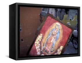 Virgen de Guadelupe, Chimayo, New Mexico, USA-Judith Haden-Framed Stretched Canvas