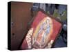 Virgen de Guadelupe, Chimayo, New Mexico, USA-Judith Haden-Stretched Canvas