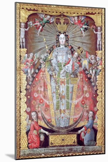 Virgen De La Candelaria-Luis Nino-Mounted Giclee Print