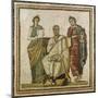 Virgil (70-19 BC) and the Muses, from Sousse (Hadrumetum)-null-Mounted Giclee Print