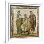 Virgil (70-19 BC) and the Muses, from Sousse (Hadrumetum)-null-Framed Giclee Print