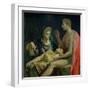 Virgil (70-19 BC) Reading the "Aeneid" to Livia, Octavia and Augustus, 1819-Jean-Auguste-Dominique Ingres-Framed Giclee Print