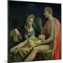 Virgil (70-19 BC) Reading the "Aeneid" to Livia, Octavia and Augustus, 1819-Jean-Auguste-Dominique Ingres-Mounted Giclee Print