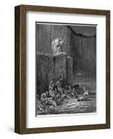 Virgil and Dante Contemplate Some of the Damned-Gustave Dor?-Framed Photographic Print