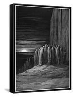 Virgil and Dante, Illustration from "The Divine Comedy" by Dante Alighieri Paris, Published 1885-Gustave Doré-Framed Stretched Canvas