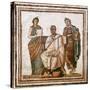 Virgil and the Muses, Roman Mosaic from Sousse, Tunisia, 3rd Century Ad-null-Stretched Canvas