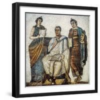 Virgil and the Muses-null-Framed Art Print