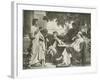 Virgil, Horace and Varius at the House of Maecenas-Charles Francois Jalabert-Framed Giclee Print