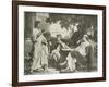 Virgil, Horace and Varius at the House of Maecenas-Charles Francois Jalabert-Framed Giclee Print