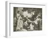 Virgil, Horace and Varius at the House of Maecenas-Charles Francois Jalabert-Framed Giclee Print