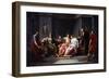 Virgil Reading Sixth Canto of Aeneid, 1818-1821-Jean-Baptiste Joseph Wicar-Framed Giclee Print