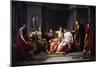 Virgil Reading Sixth Canto of Aeneid, 1818-1821-Jean-Baptiste Joseph Wicar-Mounted Giclee Print