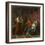 Virgil Reading the Aeneid to Augustus and Octavia, 1787-Jean-Joseph Taillasson-Framed Giclee Print