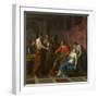 Virgil Reading the Aeneid to Augustus and Octavia, 1787-Jean-Joseph Taillasson-Framed Giclee Print