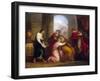 Virgil Reading the Aeneid to Augustus and Octavia, 1788-Angelika Kauffmann-Framed Giclee Print