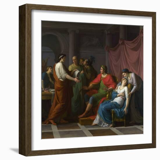 Virgil Reading the Aeneid to Augustus and Octavia Oil on Canvas 1787 National Gallery, London 147,2-Jean Joseph Taillasson-Framed Giclee Print