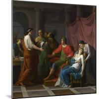 Virgil Reading the Aeneid to Augustus and Octavia Oil on Canvas 1787 National Gallery, London 147,2-Jean Joseph Taillasson-Mounted Giclee Print